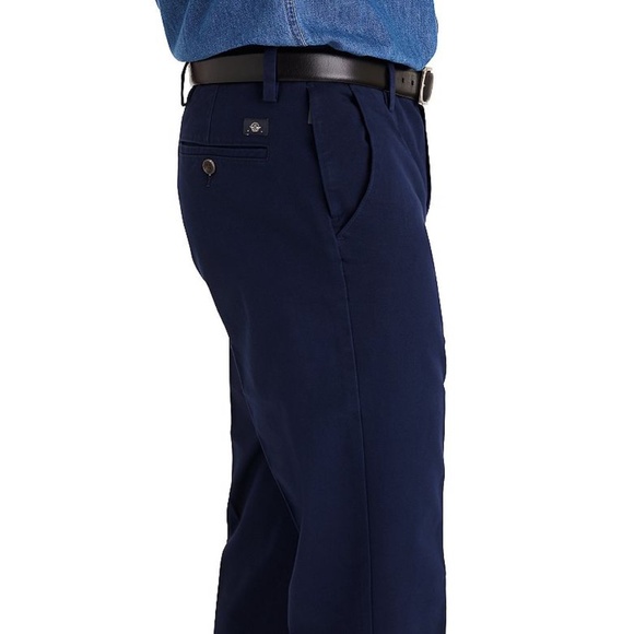 Dockers Men's Navy Blue Straight Fit Workday Stretch Khakis , Size 36W x 32L - Picture 3 of 16